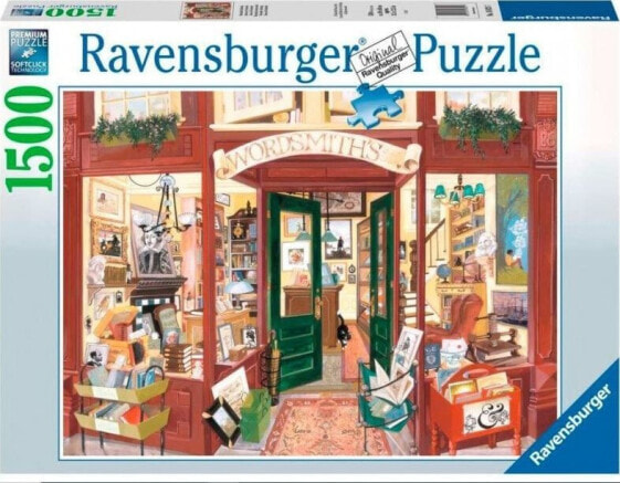 Пазл Ravensburger Puzzle 1500 элементов Ksiągarnia Wordsmith's 168217 RAVENSBURGER