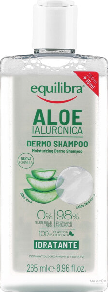 Feuchtigkeitsspendendes Shampoo mit Aloe Vera - Equilibra 265 ml