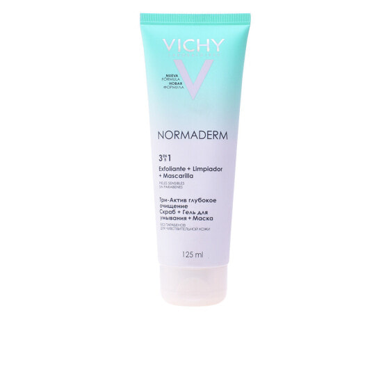 Vichy Normaderm 3 In 1 Scrub + Cleanser + Mask Гель для умывания, скраб и маска 3-в-1