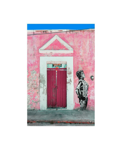 Philippe Hugonnard Viva Mexico Main entrance Door Closed IX Canvas Art - 19.5" x 26"