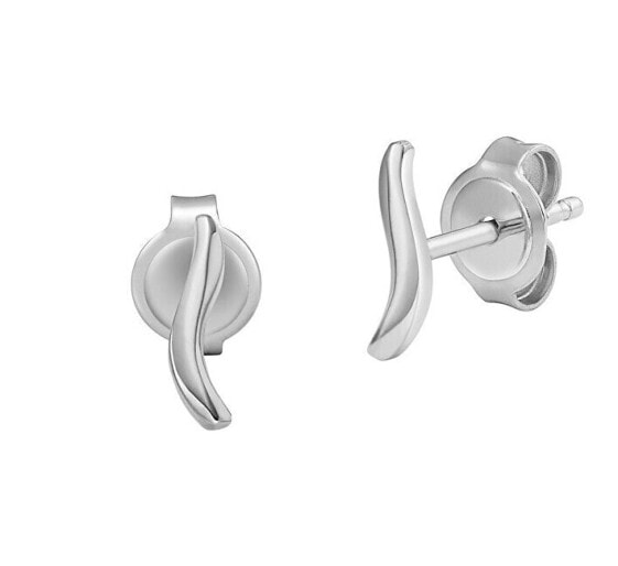 Minimalist steel earrings Wave SKJ1791040