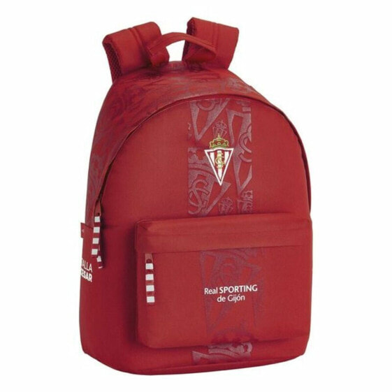 Рюкзак для ноутбука Real Sporting de Gijón 14,1'' Красный 31 x 41 x 16 cm