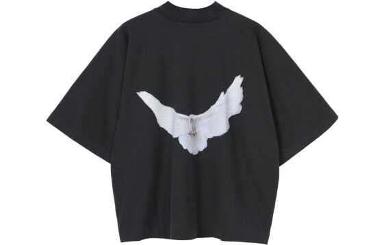 YEEZY x Gap x Balenciaga 三方联名款 Dove No Seam Tee 撞色Logo动物图案印花圆领五分短袖T恤 男女同款 / Футболка YEEZY x Gap x Balenciaga Dove No Seam Tee LogoT SS22-81