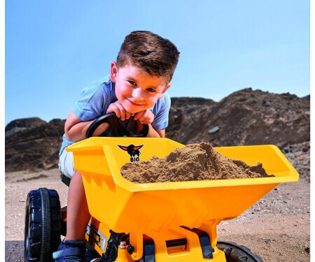 BIG Spielwarenfabrik BIG Jim-Dumper - Black,Yellow - Dump truck - Plastic - 3 yr(s) - Boy - Indoor/outdoor