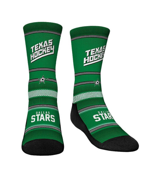 Youth Boys and Girls Socks Dallas Stars Team Slogan Crew Socks