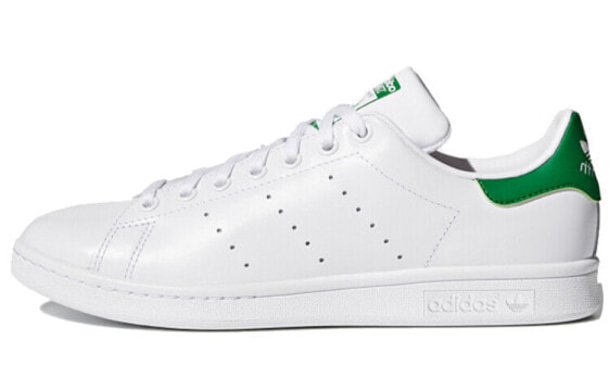 adidas originals StanSmith white green 防滑耐磨轻便 板鞋 男女同款 白绿