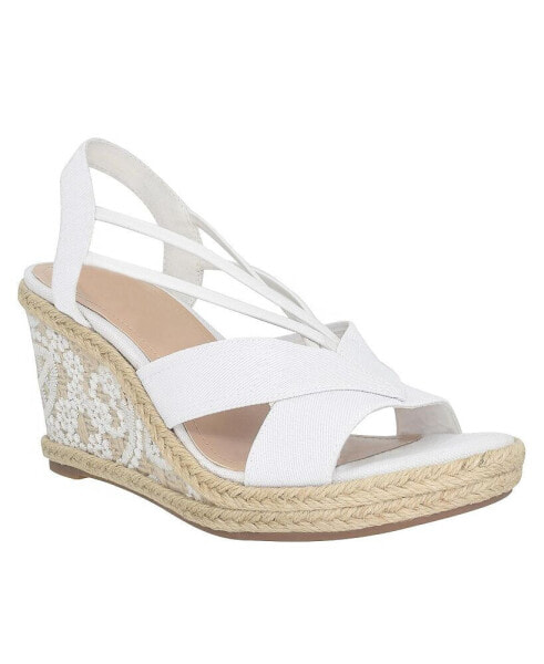 Women's Tiyasa Embroidered Platform Wedge Sandals