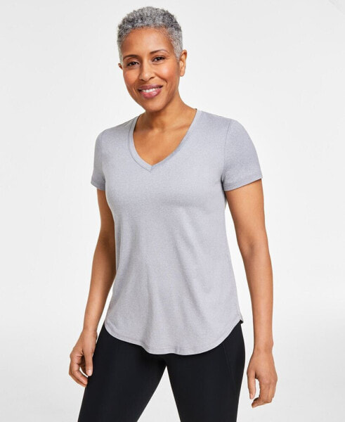 Women's V-Neck Performance T-Shirt, Created for Macy's