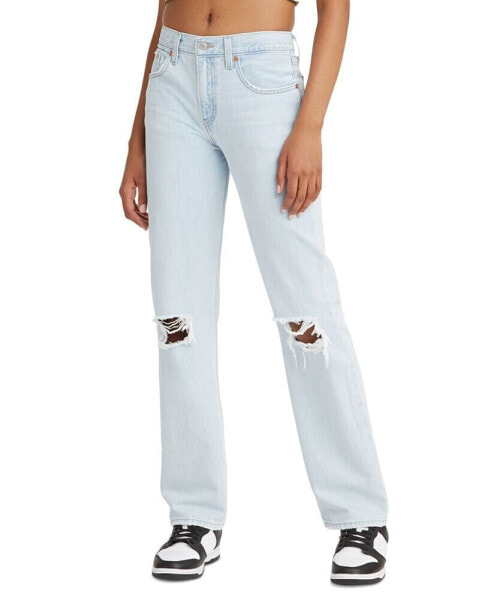 Low Pro Classic Straight-Leg High Rise Jeans