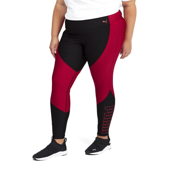 Puma Train Eversculpt Logo High Waist 78 Leggings Womens Black, Red Athletic Cas