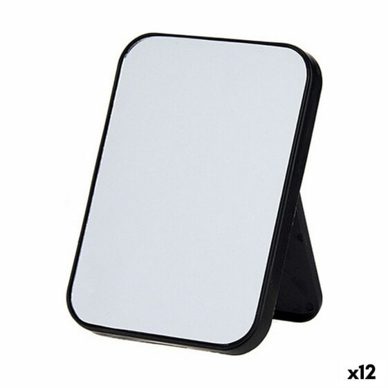 Зеркало на подставке Berilo Белое Черное полипропиленовое 1,7 x 20 x 14 см (12 штук)
