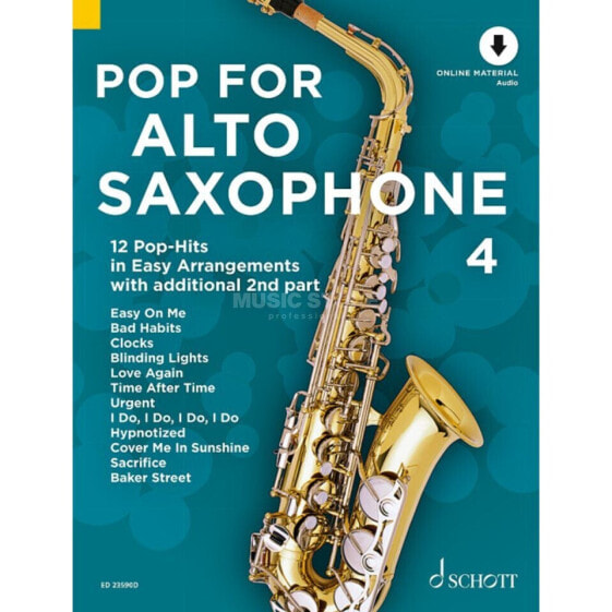 Schott Music Pop For Alto Saxophone 4