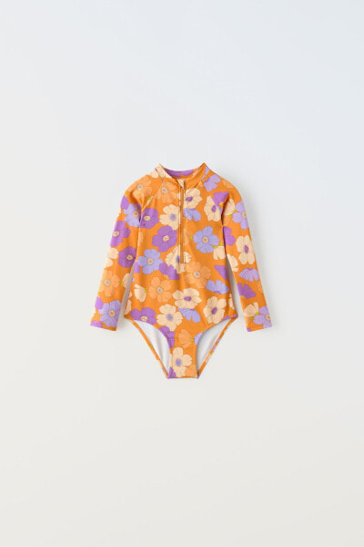 1-6 years/ floral surf swimsuit