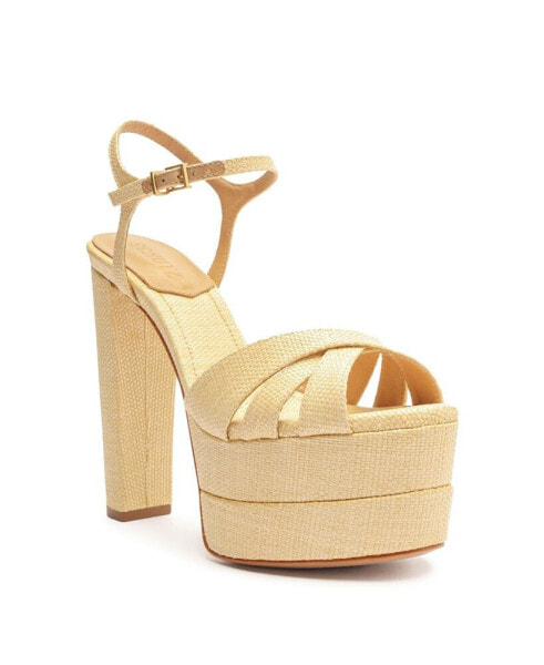 Women's Keefa High Natural Platform Sandals