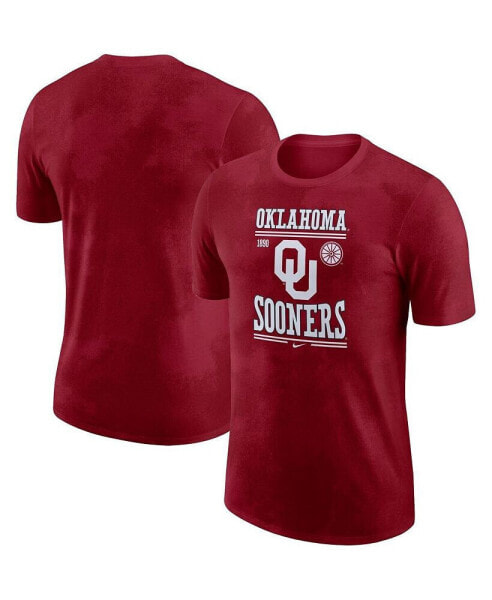 Men's Crimson Oklahoma Sooners Team Stack T-shirt