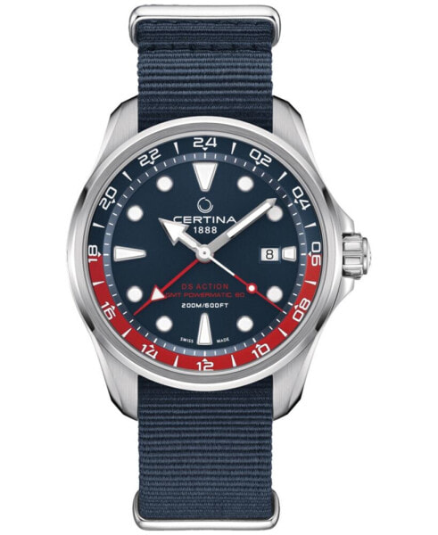 Часы Certina Action GMT Blue 43mm