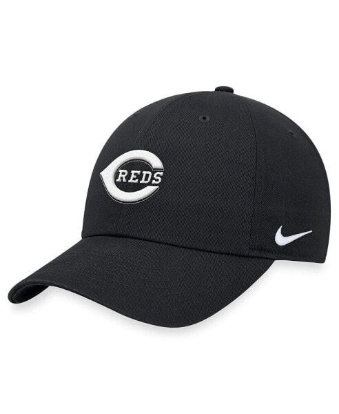 Men's Black Cincinnati Reds Club Adjustable Hat