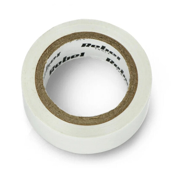 Insulating tape Rebel 0,13x19mm x 9,14m white