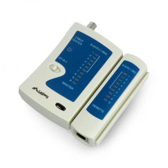 Connection tester RJ45 / RJ12 / RJ11 / Coaxial - Lanberg NT-0401