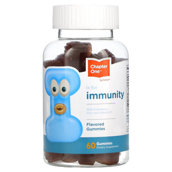 Immunity, With Elderberry, Zinc and Vitamin C, Flavored, 60 Gummies