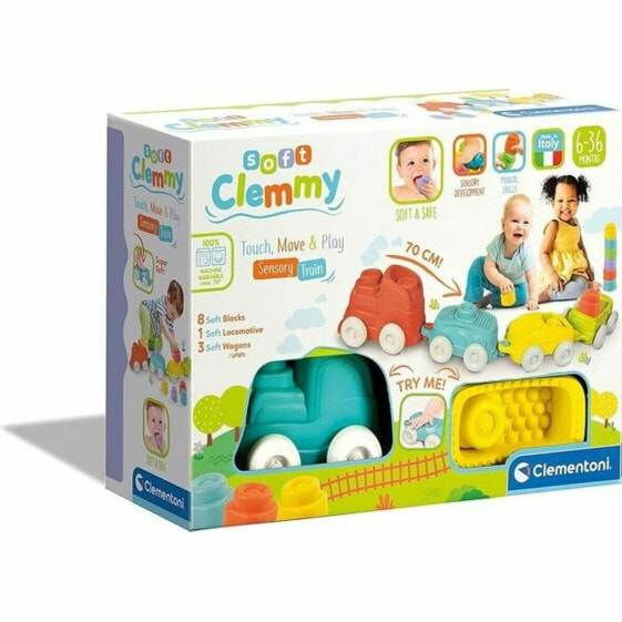 Pull-along train Clementoni Clemmy sensory train