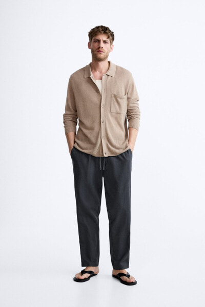 Cotton - linen trousers