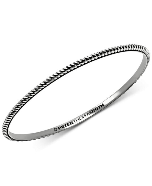 Twist Bangle Bracelet in Sterling Silver