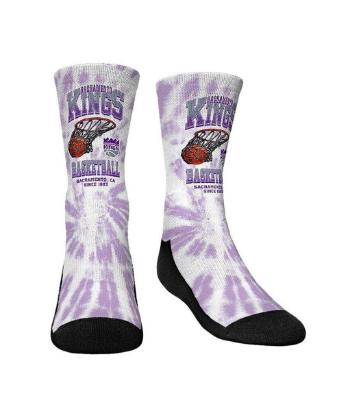 Youth Boys and Girls Socks Sacramento Kings Vintage-Like Hoop Crew Socks