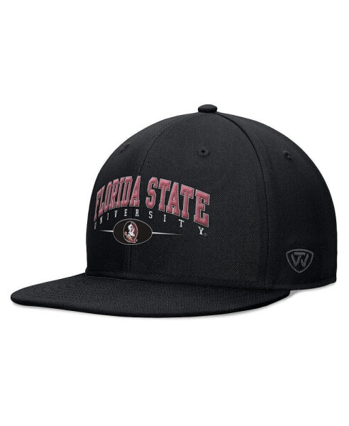 Men's Black Florida State Seminoles Bullpen Snapback Hat