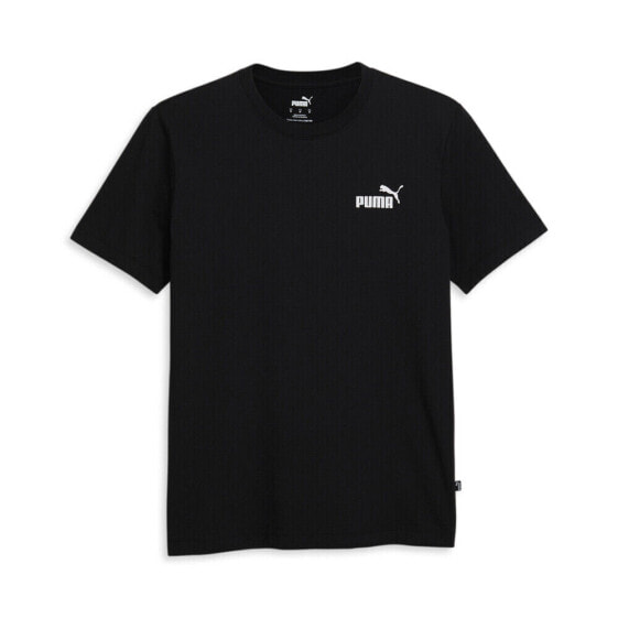 Puma Essentials No1 Logo Crew Neck Short Sleeve T-Shirt Mens Black Casual Tops 6