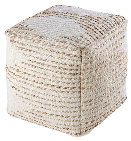 Pouf Würfel Jute Boho