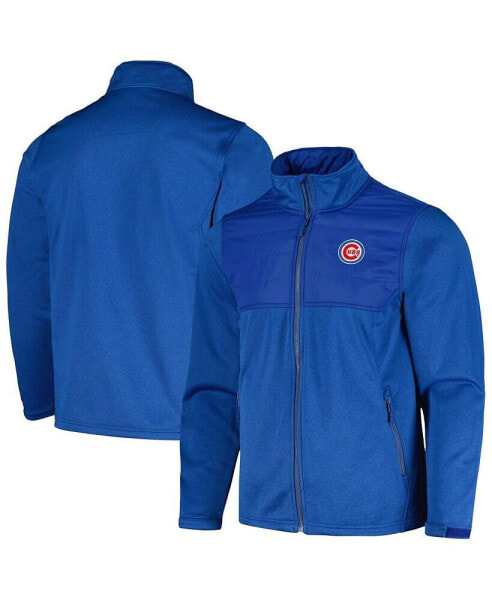 Men's Heather Royal Chicago Cubs Explorer Full-Zip Jacket