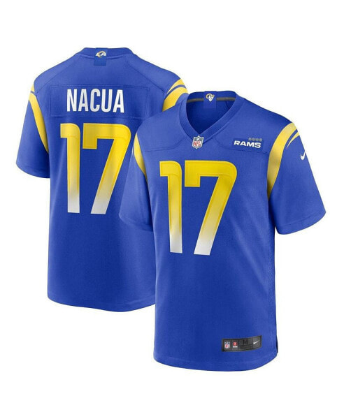 Men's Puka Nacua Royal Los Angeles Rams Home Game Jersey