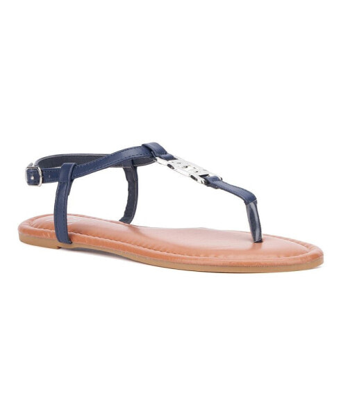 Women's Kaia T-Strap Sandal With Metal Hardware