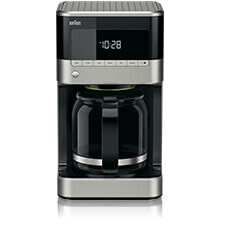 Braun KF 7120 - Ground coffee - 1000 W - Black - Stainless steel