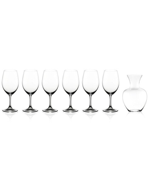 Ouverture Magnum Glasses & Apple Decanter 7 Piece Value Set