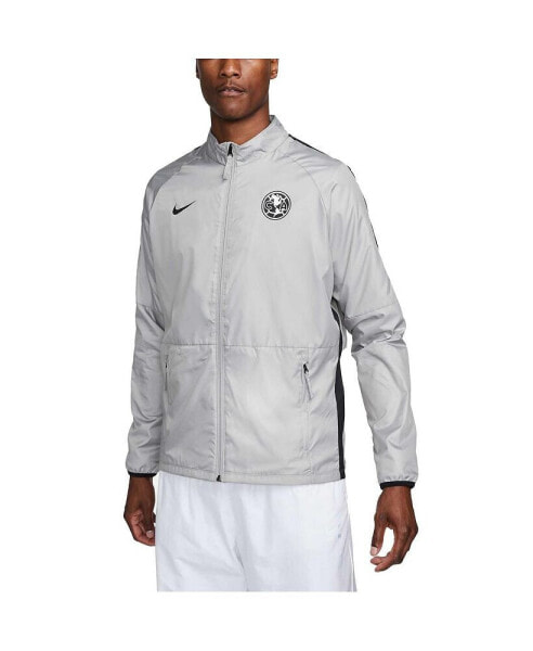 Men's Gray Club America Academy AWF Full-Zip Jacket