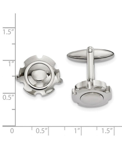 Stainless Steel Polished Cufflinks