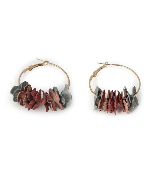 Women's Flora Hoop Earrings