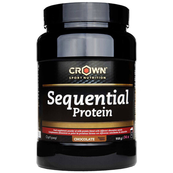 CROWN SPORT NUTRITION Sequential Protein Chocolate Powder 918g