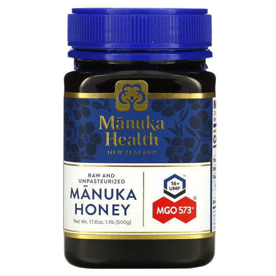 Raw Manuka Honey, UMF 16+, MGO 573+, 17.6 oz (500 g)