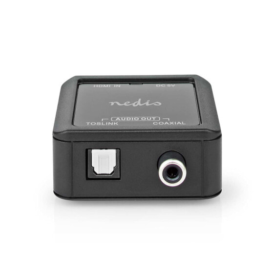 Аудиоконвертер Nedis Digitale 1-путь розетка DC-питания HDMI-вход Выход 1x Coax - Аудио/Мультимедиа - Цифровой
