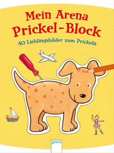 Обучающие материалы Arena Verlag Prickel-Block. 40 любимых изображений