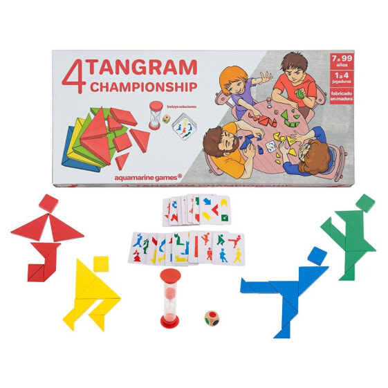 AQUAMARINE Tangram 4 Championship Players Board Game