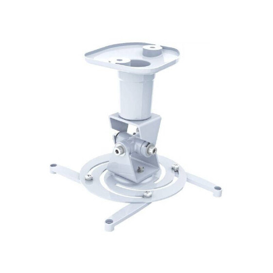 Techly ICA-PM-100WH - Ceiling - 10 kg - White - Aluminum - 180° - 360°