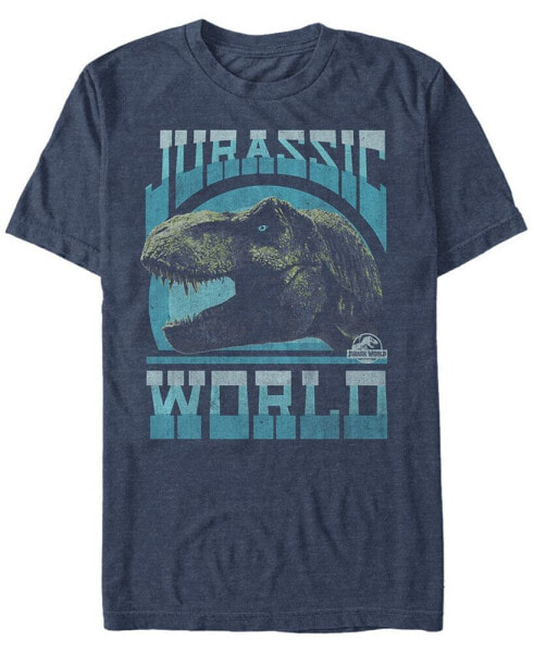 Jurassic World Fallen Kingdom Men's T-Rex Vintage-Like Profile Short Sleeve T-Shirt