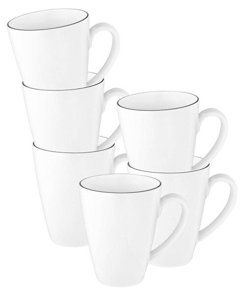 Kaffeebecher Lido Black Line 6er Set