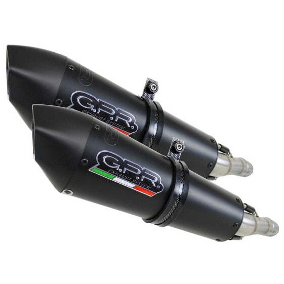 GPR EXHAUST SYSTEMS GPE Anniversary Titanium Double Z 1000 SX 11-16 Euro 3 homologated slip on muffler