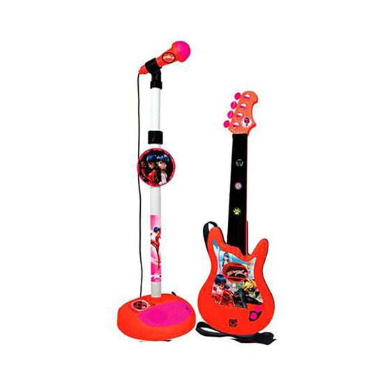 REIG MUSICALES Microphone Standing With Amplifier And Guitar Women Bug
