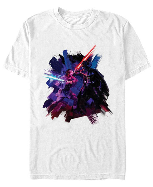 Men's Star Wars Obi Wan Kenobi Painted Duel T-shirt